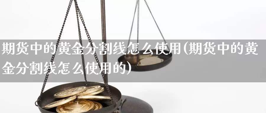 期货中的黄金分割线怎么使用(期货中的黄金分割线怎么使用的)_https://www.grpgrille.com_黄金期货直播室_第1张