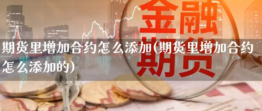 期货里增加合约怎么添加(期货里增加合约怎么添加的)_https://www.grpgrille.com_黄金期货直播室_第1张