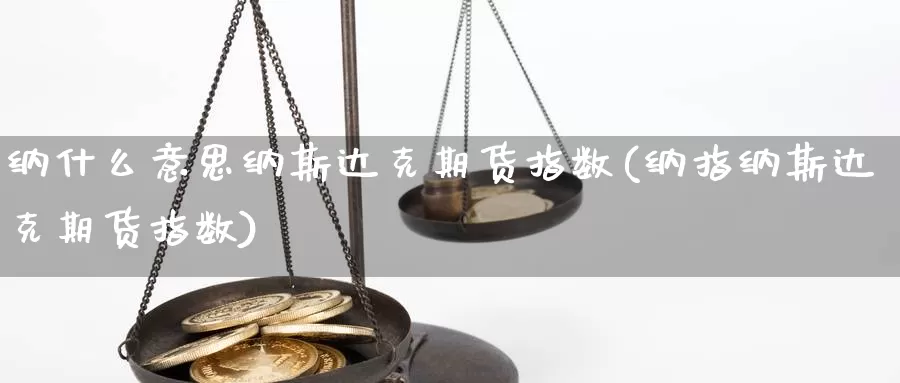 纳什么意思纳斯达克期货指数(纳指纳斯达克期货指数)_https://www.grpgrille.com_黄金期货直播室_第1张